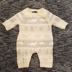 babyGap sweater one piece.  Size newborn.